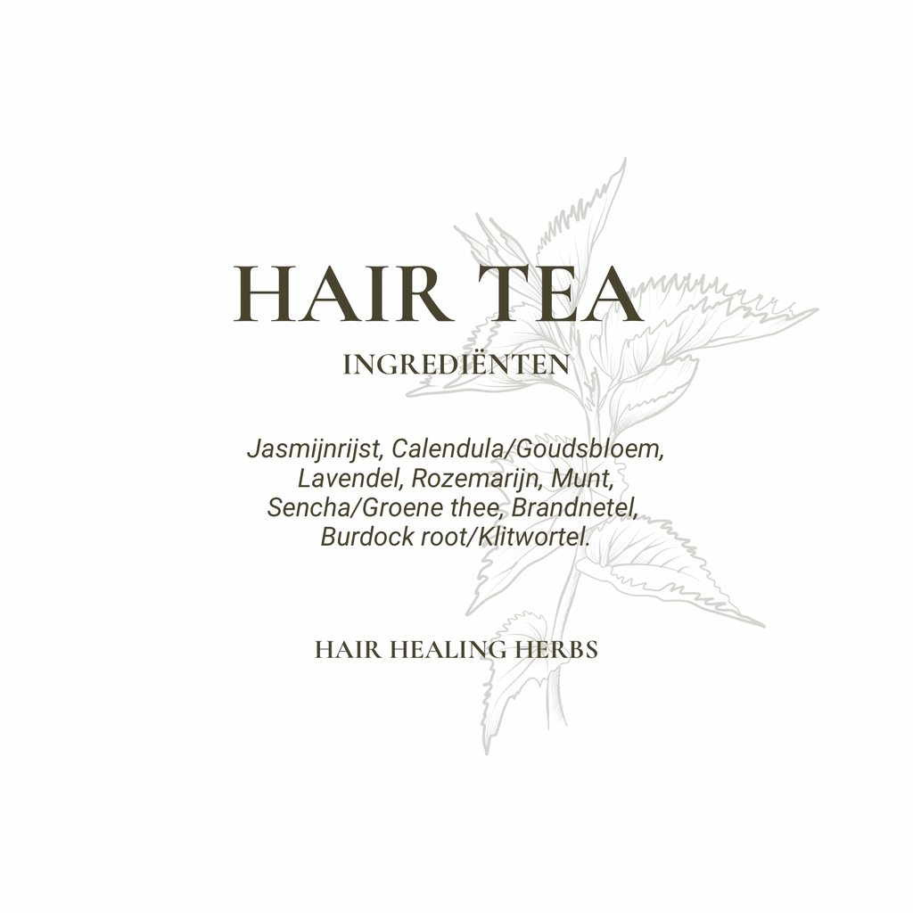 HAIR TEA - Een natuurlijke, krachtige boost voor haar en hoofdhuid.