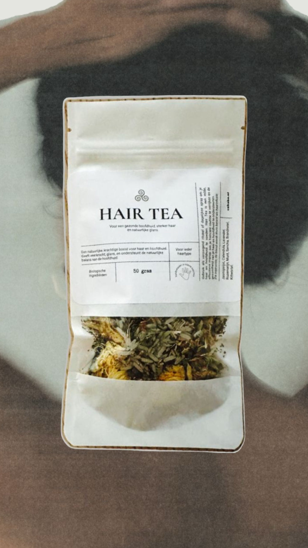 HAIR TEA - Een natuurlijke, krachtige boost voor haar en hoofdhuid.