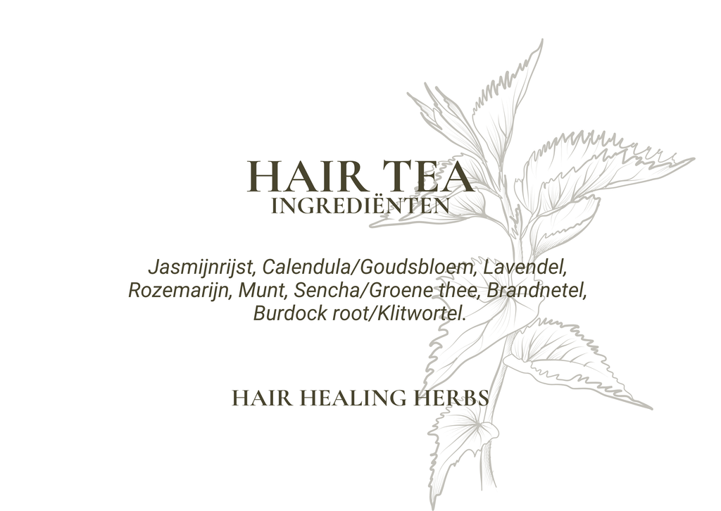 HAIR TEA - Een natuurlijke, krachtige boost voor haar en hoofdhuid.